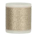 Spule Madeira Metallic Sparkling Stickgarn in Weißgold, Farbcode 022